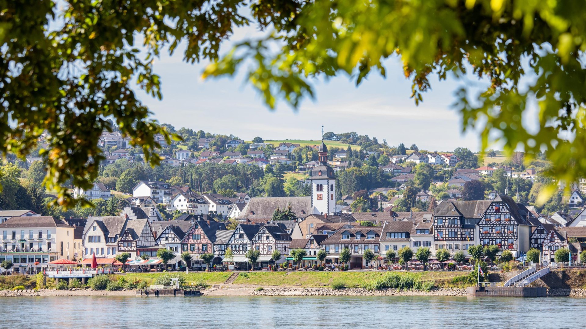 Blick von Bad Hönningen auf Bad Breisig | © Tourist-Information Bad Breisig