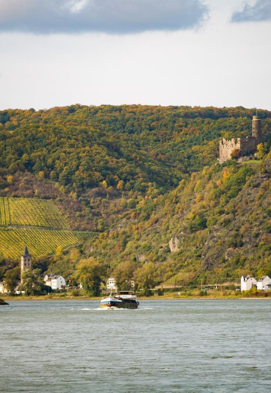 St. Goarshausen-Wellmich mit Burg Maus | © Henry Tornow