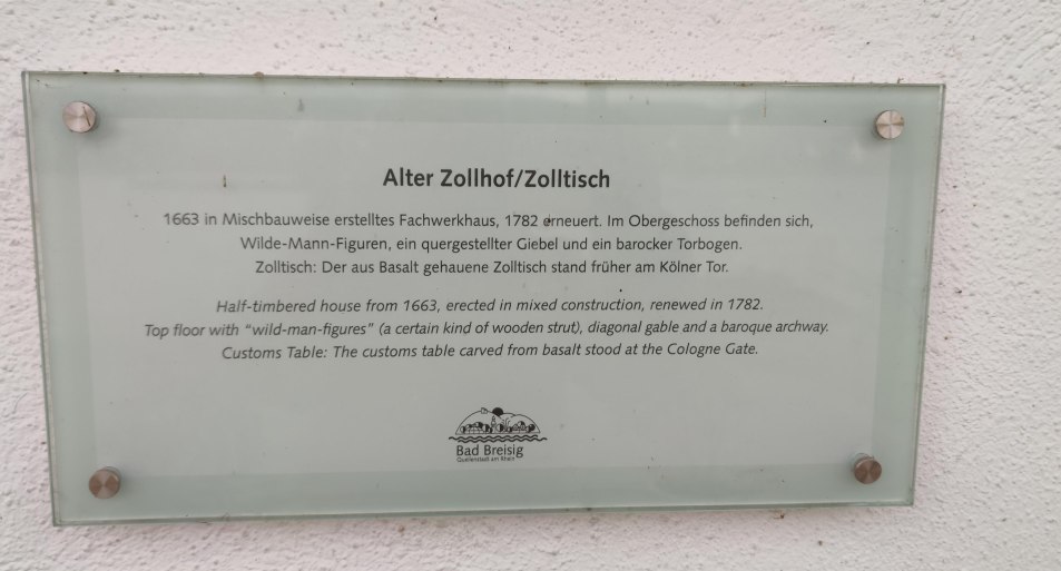 Zolltisch Infotafel | © Tourist-Information Bad Breisig