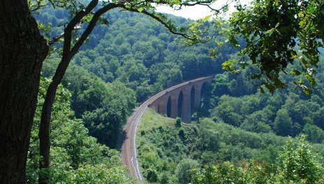 Blick auf das Hubertus Viadukt der Hunsrückbahn | © Tourist Information Boppard, Romantischer Rhein Tourismus GmbH