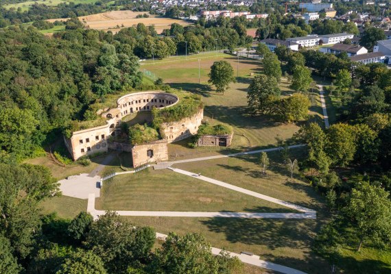 Luftbild Fort Asterstein | © Koblenz-Touristik GmbH / Dominik Ketz