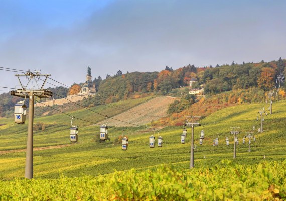 Cable car in autumn | © Marlis Steinmetz