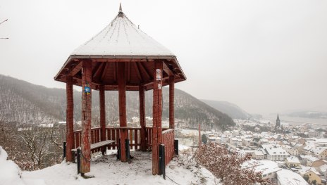 Ausblick auf Brohl-Lützing im Schnee | © Andreas Pacek, Romantischer Rhein Tourismus GmbH