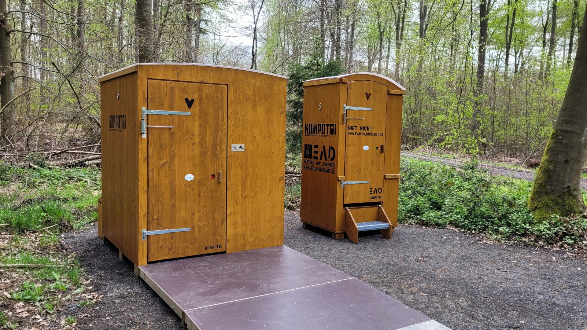 Kompost-WC im Lahnsteiner Kur und Heilwald | © Stadt Lahnstein