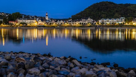 Rheinpromenade blau | © Andreas Ennenbach/Tourist-Info Bad Breisig