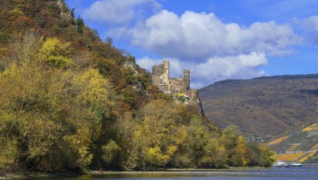 Burg Rheinstein im Herbst | © Friedrich Gier, Friedrich Gier