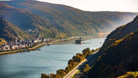 Blick auf Pfalzgrafenstein | © Henry Tornow, Romantischer Rhein Tourismus GmbH