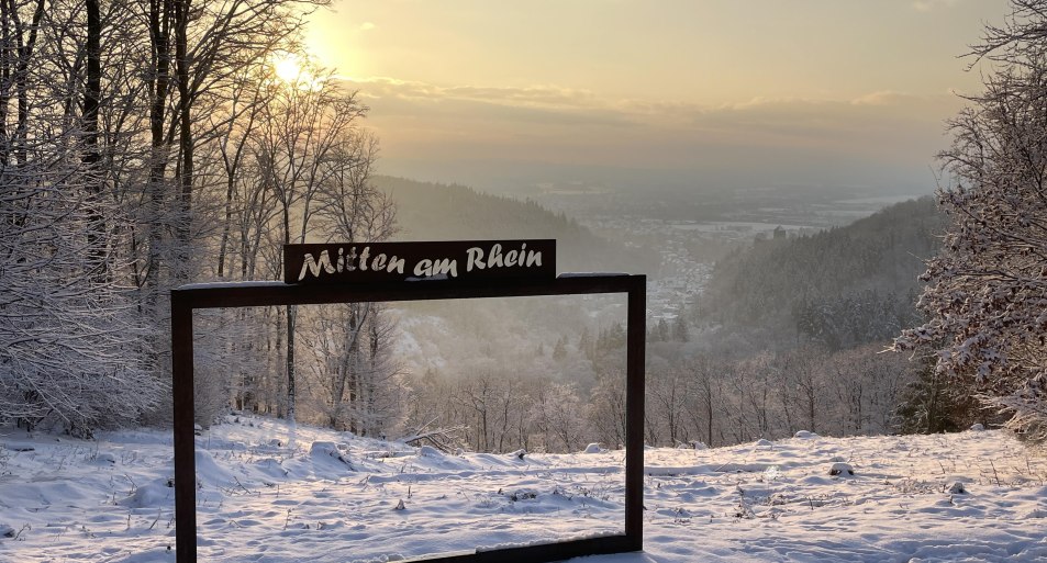 Bilderrahmen im Winter | © Stadt Bendorf