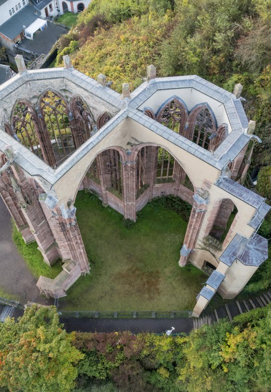 Wernerkapelle aus der Vogelperspektive | © Andreas Pacek, fototour-deutschland.de